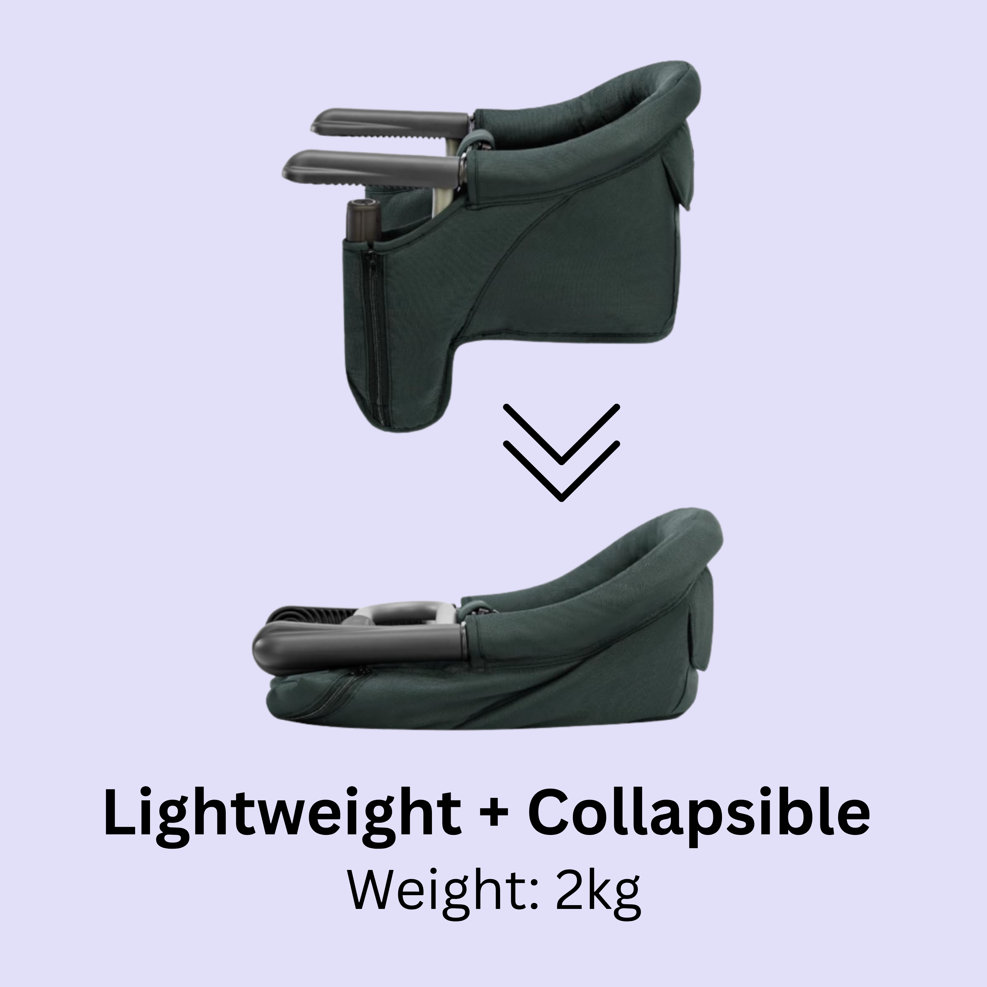 Bubpedia™ Portable Hook-On High Chair